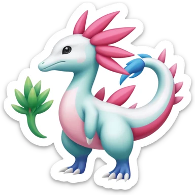 Mezprit-Milotic-Shaymin-Palkia-Pokémon, full body sticker