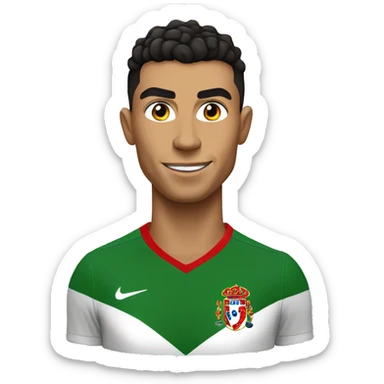 Ronaldo  portugal  creature funny sticker