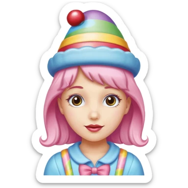 candy hatted girl from candyland sticker