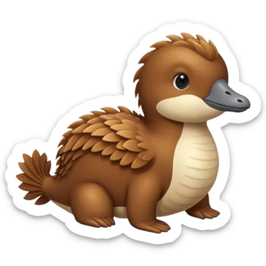 Ornithorynque sticker