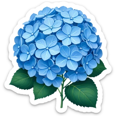 Blue Hydrangea sticker