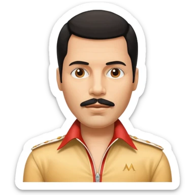 
Freddie Mercury in 70s sticker