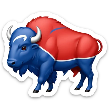 Buffalo bills logo sticker