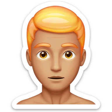 A man with aura sticker