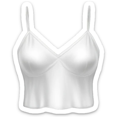 White silk camisole  sticker