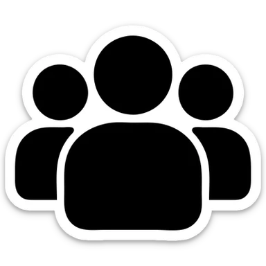 group of people sticker