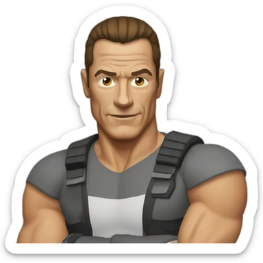 Jean Claude van damme sticker