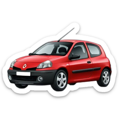 renault clio 2 sticker