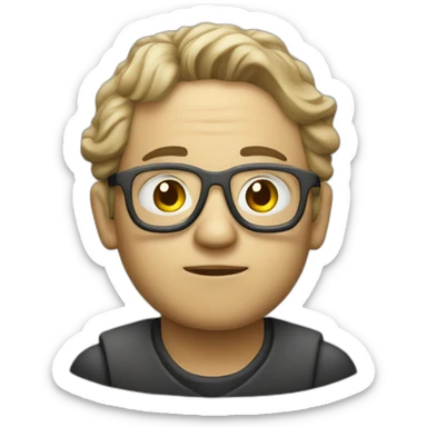 mathematician listening sticker