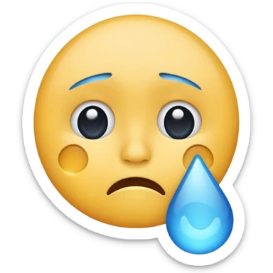 sobbing cry emoji sticker