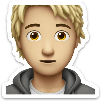 Emoji triste  sticker