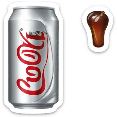 Diet Coke can  sticker
