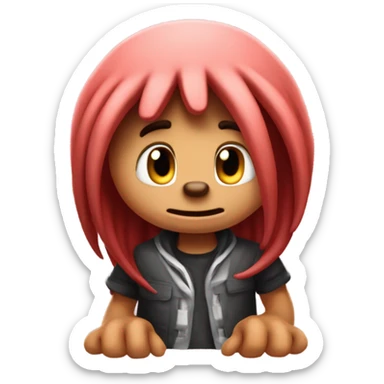 Knuckles the echidna ￼ sticker