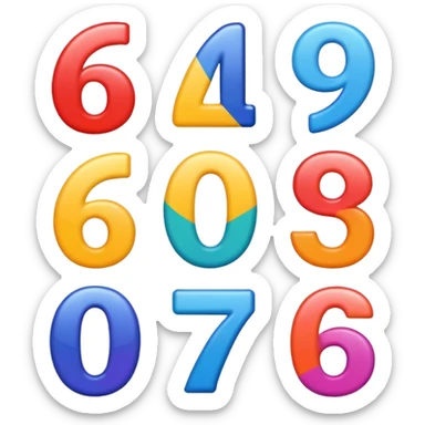 6️⃣🫩7️⃣(make a emoji with these 3 combined) sticker