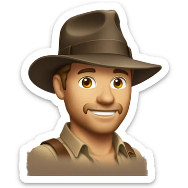 indiana jones sticker