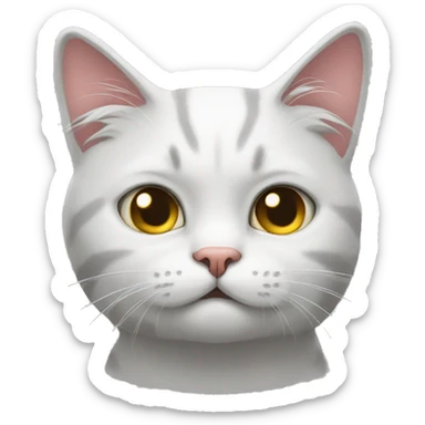 cat triste  sticker