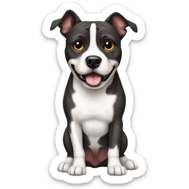 Staffy dog sticker