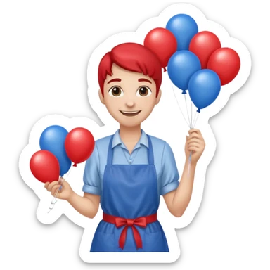 Street Balloon Seller sticker