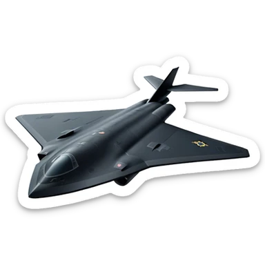 B-2 Spirit bomber - Northrop B-2 (Model Year: 2021) (Iconic colour: Stealth black) sticker