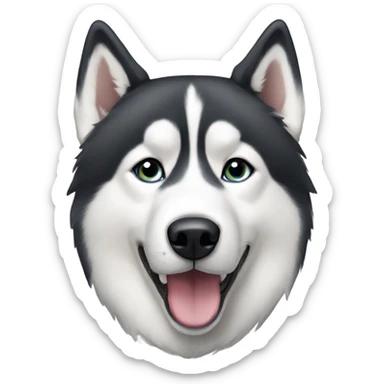Siberian husky sticker