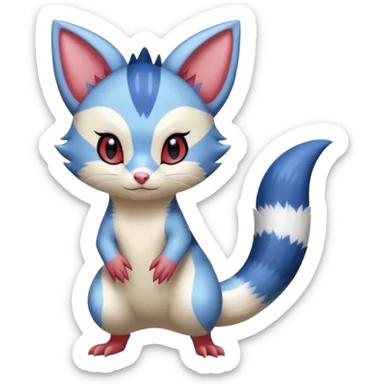 Sneasel-Furret-fusion sticker