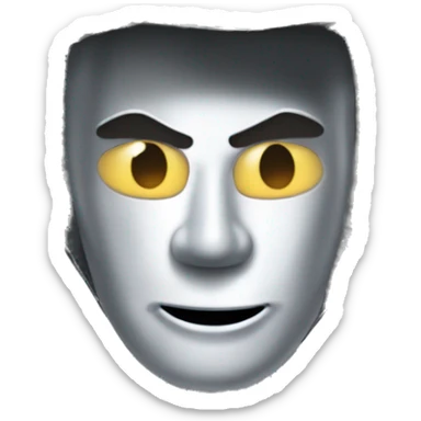 crunched pointy tin foil hat anonymous sticker