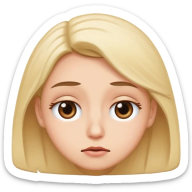 Roll eyes sticker
