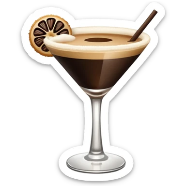 espresso martini Black Bow sticker