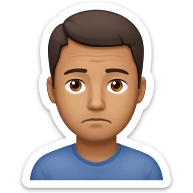  sad 35 yaers old father sticker