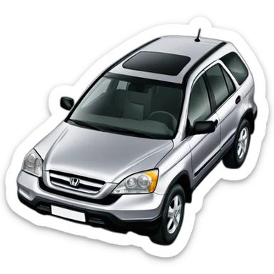 Honda CR-V 2004 gris sticker