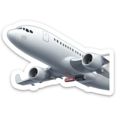 Flight emergency landing sticker