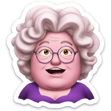 Fat villain Big Mom Charlotte Linlin sticker