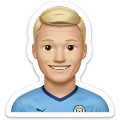 Erling Haaland Manchester City sticker