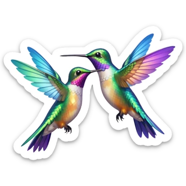 MORE HUMMINGBIRDS sticker