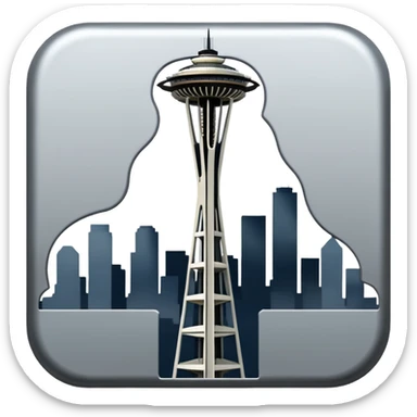 Seattle space needle sticker