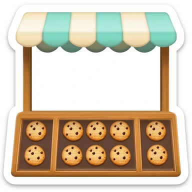 Cookies stand sticker