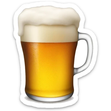 draught beer sticker
