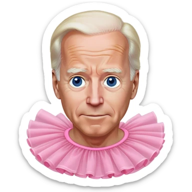 Joe Biden in a tutu sticker