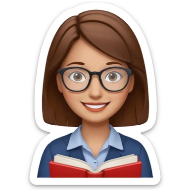 Bookstore Clerk woman sticker