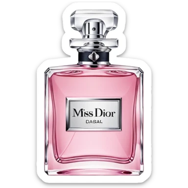 Miss dior perfume sticker
