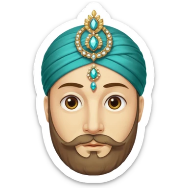 A turkish Sultan HE IS EXTREMELY INSANE AND CRAZY sticker