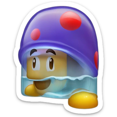 jelly-cubemario-face-super-mario-64  Download emoji sticker