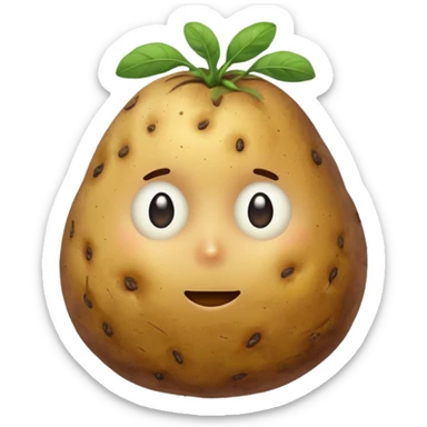 potato spud sticker