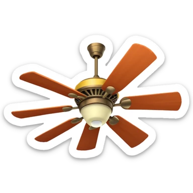 Celling fan sticker