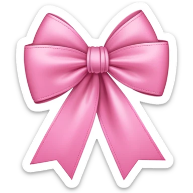 Pink money with bow sticker