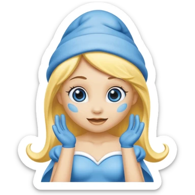Smurfette sticker
