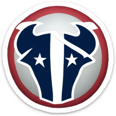 Houston Texans Football logo sticker