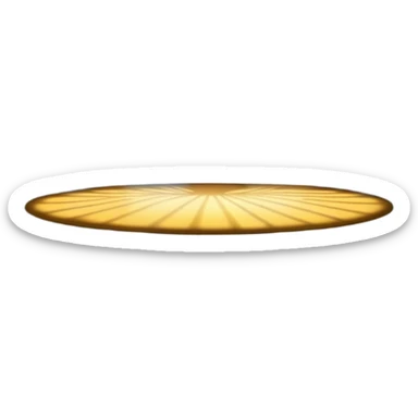 An emoji of stage lights shining brightly. Multiple spotlights in different colors (blue, yellow, red) angled towards a stage, creating a dramatic and concert-like atmosphere. Beams of light cutting through the darkness with a slight glow effect sticker