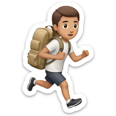 Running away from the country England sticker