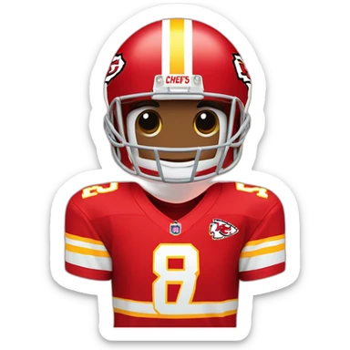 kansas city chiefs jersey number 87 sticker